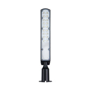 Streetos Slim 50W LED Udendørs Væglampe - Sort, 5000lm, RA80, IP65, 230V, 505x109x76mm, Skumringssensor