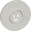 AFDÆKNING Ø80 F/LAMPESTIKK.GRÅ