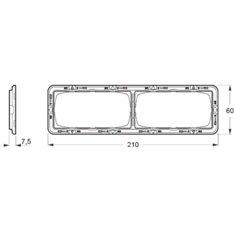 LK Fuga teknisk monteringsramme 2x2m vandret