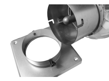 Roterende skorstenshætte - Ø200mm, Rustfri stål