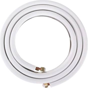 Kobberrør til varmepumper 3m 1/4′′ x 3/8′′ med omløber