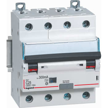 DX3 RCBO kombiafbryder C13 4pol 30mA type-A 4M 6000/10KA