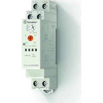 Kiprelæ elektronisk, multifunktion, 1 slutte, 16A, 230V AC
