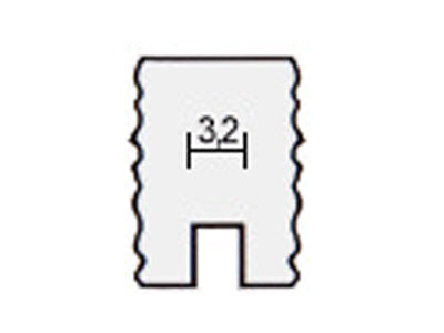 Notfræser 3,2mm