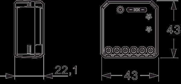 Wiser Relæ til indbygning