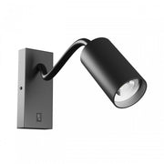 Squalla Variosa Flexi GU10 Væglampe Sort 230V IP20 55x100x410mm