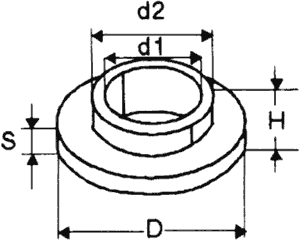 Isolations-plastikring - Til TO3