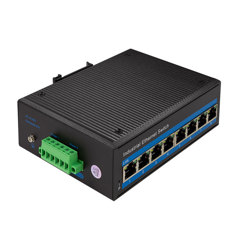Industriel Ethernet PoE Switch - 8 porte, 1000Mbps