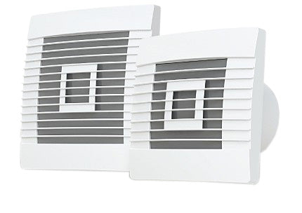 Ventilator - pRestige Ø100 ZG HS m. lukker, Fugtsensor, 15W
