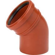 Uponor 110 mm 45 gr. PP-kloakbøjning