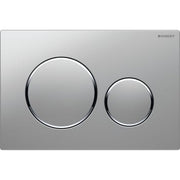 Geberit Sigma 20 betjeningsplade i mat krom/krom