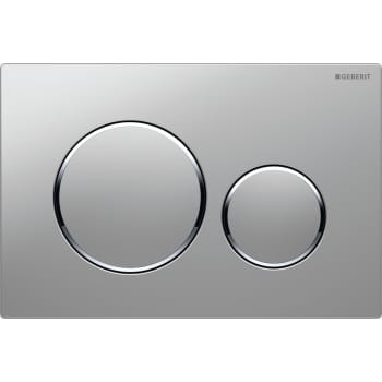 Geberit Sigma 20 betjeningsplade i mat krom/krom