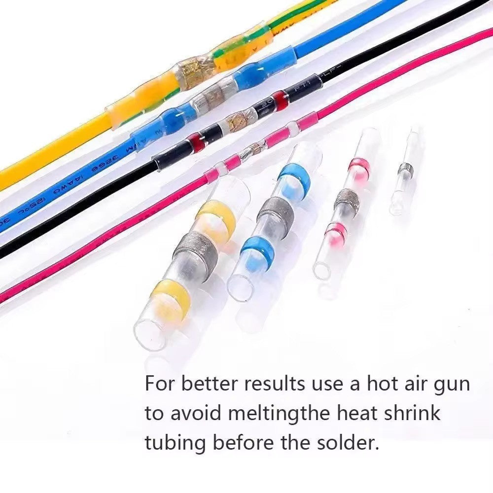 100 stk. krympeflex i 4 størrelser fra 0,25-6mm2 til kabelisolering