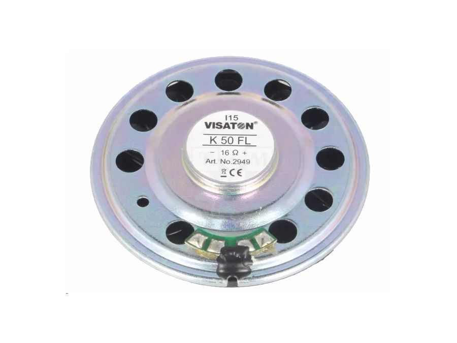 Minihøjttaler - 1W / 16ohm, Ø50mm