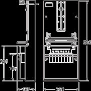 Udvendig måletavle UM-S hvid