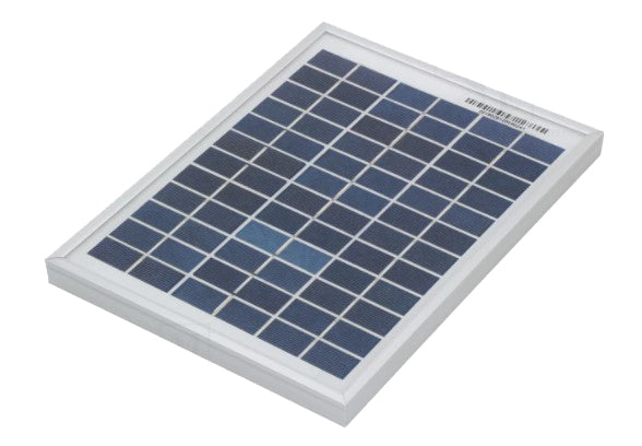 Polykrystallinsk solpanel - 18,2V 5W