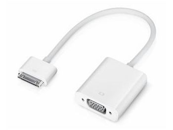 VGA adapter til Apple iPad 2/3 og iPhone 4/4s
