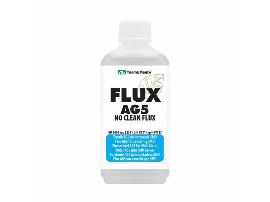 AG5 flusmiddel til SMD lodning - 100ml (dunk m. pensel)