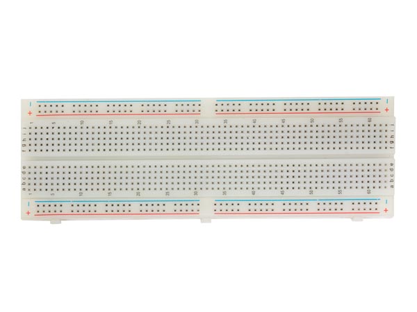 Loddefri forsøgsbord (Breadboard) - 830 huller