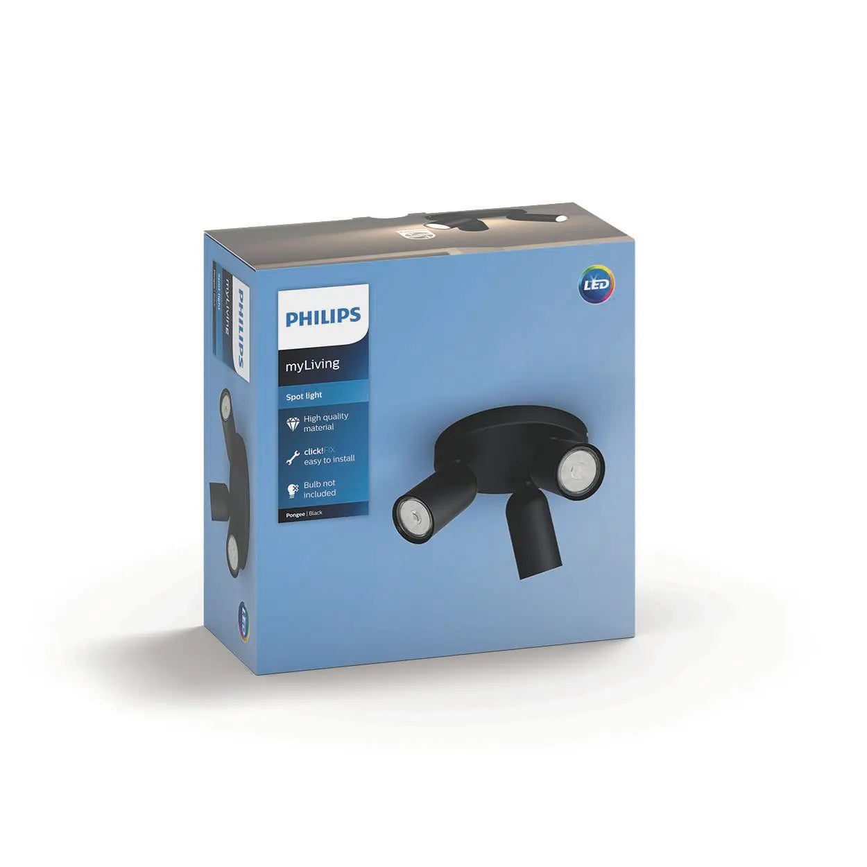 PONGEE plate/spiral black 3xNW