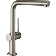 Hansgrohe Talis M54 køkkenarmatur 270 1jet med udtæk, steel