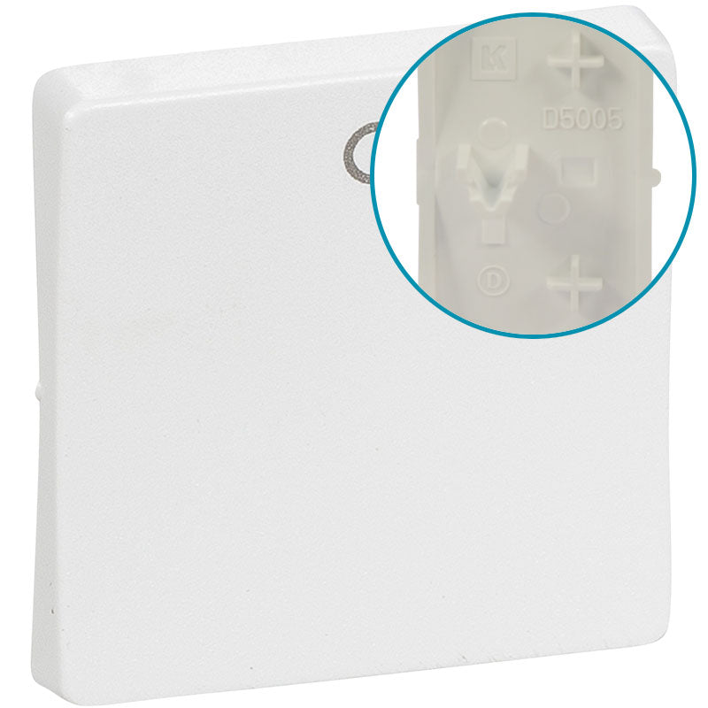 Fuga Tangent afbryder 2 - pol 440 V hvid (gammel type)