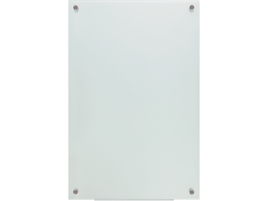 Magnetisk glas whiteboard - vægmont., rammeløs (60 x 45cm)