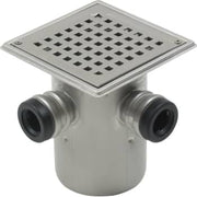 BLÜCHER 110 mm afløbsskål til beton, med studs, lodret