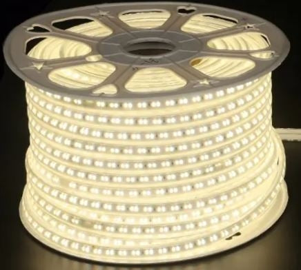 5 m. vandtæt LED strip (Type X) - 230V, IP67 6000K