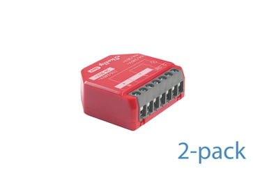 Shelly 1PM Gen4 2-pack - WiFI & Zigbee relæ med effektmåling (24VDC/230VAC)