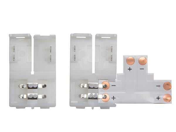 Klemmekonnektor - Til enkelfarve LED strips (PCB 8mm)