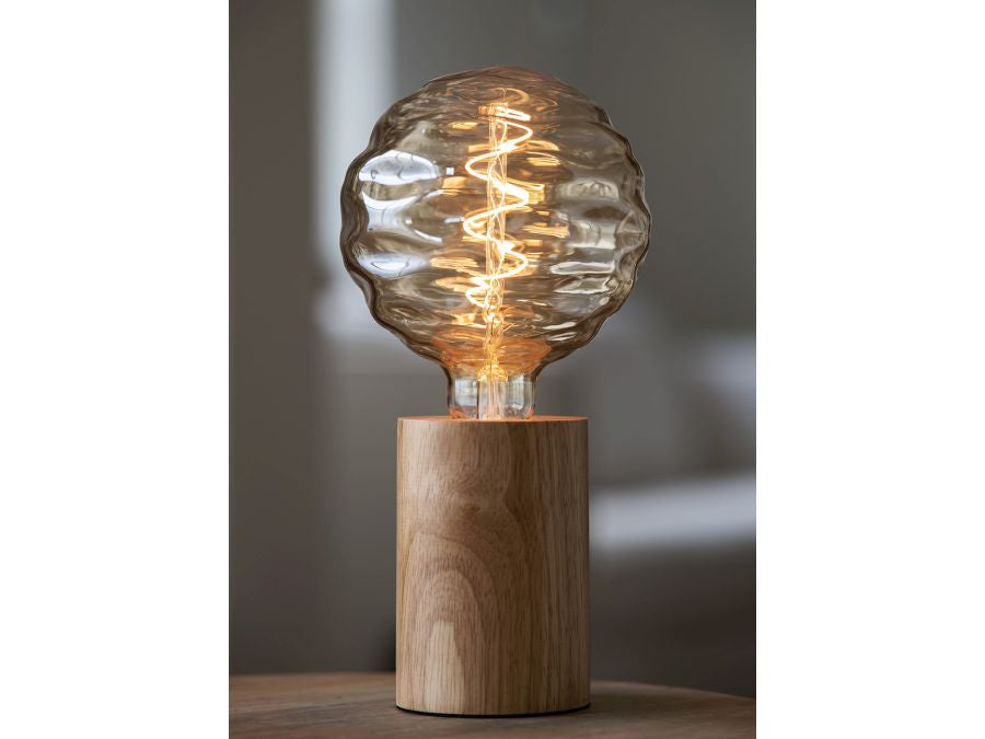 Bordlampe - 240V / 60W E27, træ (1m)