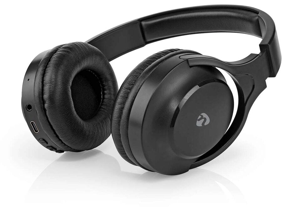 Trådløs Hovedtelefon m. mik. - Bluetooth, Sort