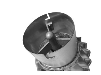 Roterende skorstenshætte - Ø200mm, Rustfri stål