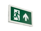 EM155C SLIM WL EXIT SIGN M3 ELP UP WH