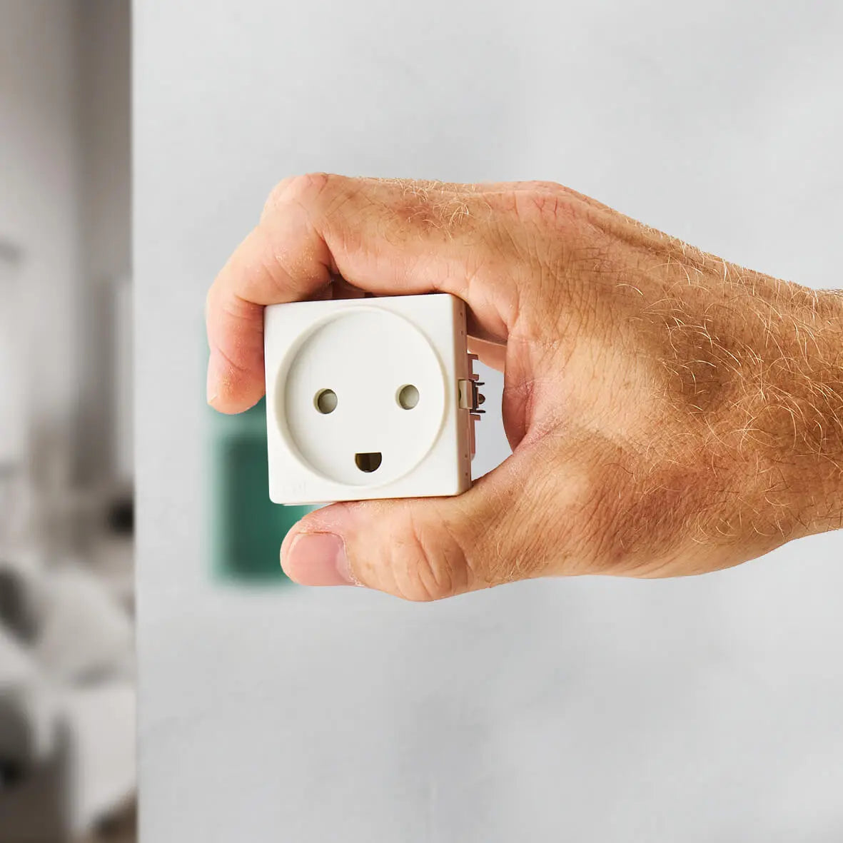 FESH SWITCH Curveline Stikudtag 1,0 m/j - Hvid