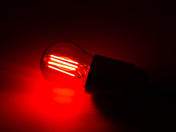 G45 LED kulørt pæresæt - 230V 4,5W E27, Farvet glas (4 stk.)