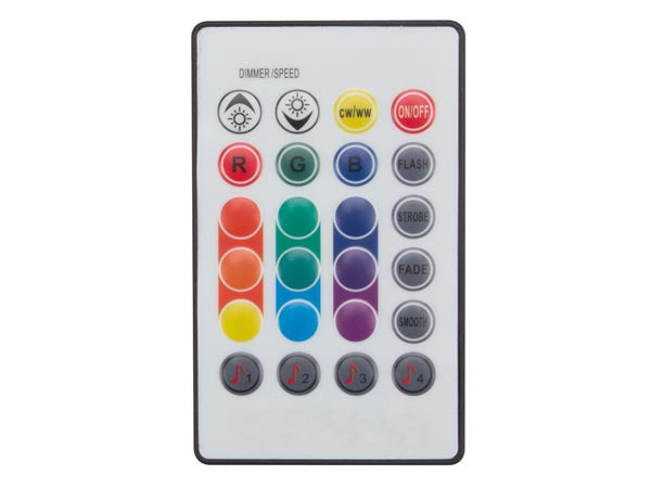 Musikstyret LED stripsæt (IP61) - 150 RGB LED + styring (5m)