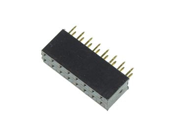 Dual Pin header 2,54mm - Han/hun, (2x8) 16 pins (H8,42mm)