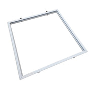 Indbygningsramme til 60x60 LED panel - Troldtekt kompatibel, hvid kant