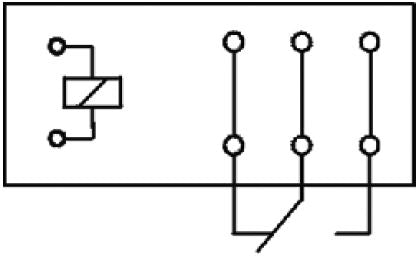 Miniature relæ - 24VDC / 16A, 1 x skifte (SPDT)