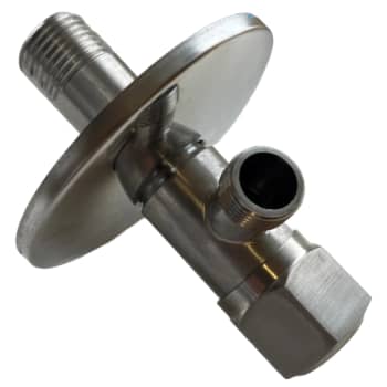 DRJ rustfri stopventil 1/2x3/8