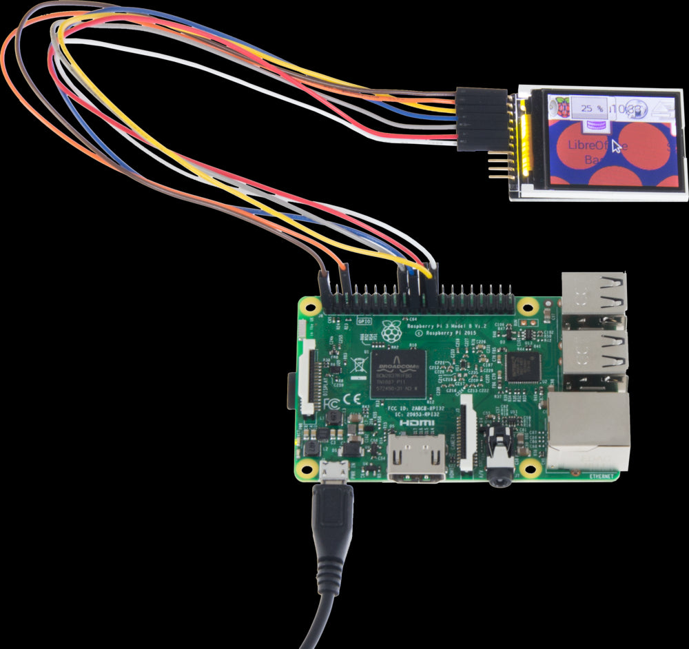 1,8" TFT LCD skærm til Arduino / Raspberry Pi / Micro:bit