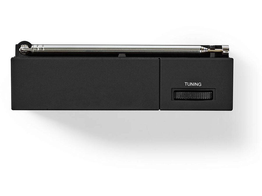 Bærbar FM-radio - AM/FM, Batteri, Analog, Sort