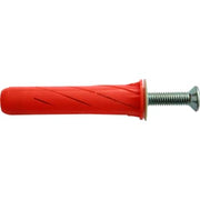 Gipsdybel t/1 lag gips 5 x 65 mm, rød, TX25, UH, 25 stk.