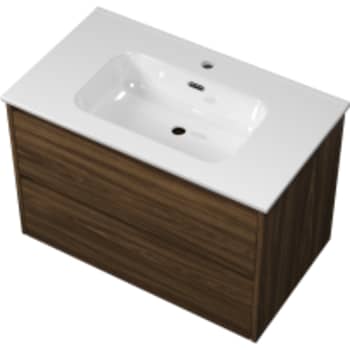 Sanibell Proline møbelsæt 81x46,8cm cabana eg, 2 softclose skuffer