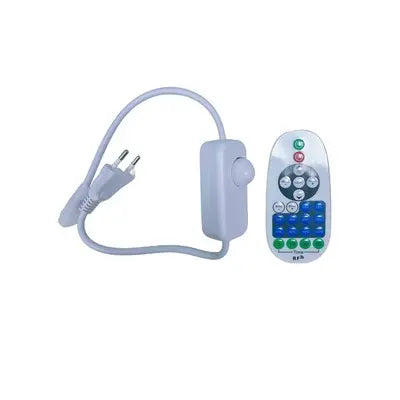 Ledningsdæmper med endeprop og fjernbetjening til 230V Neon COB op til 50m, maksimal effektivitet og kontrol.