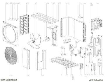 Reciever - 6kW Split/Monoblok