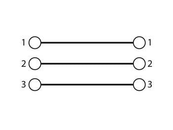 XLR mellemled - 3P XLR han til 3P XLR han