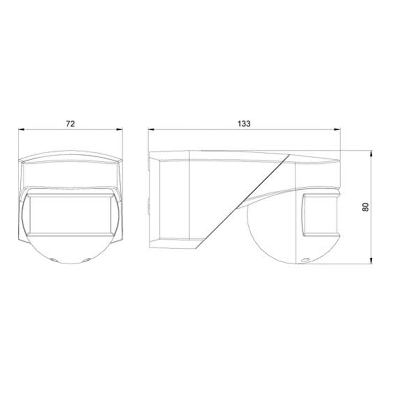 Bevægelsessensor Multimat 200° Hvid Orbis